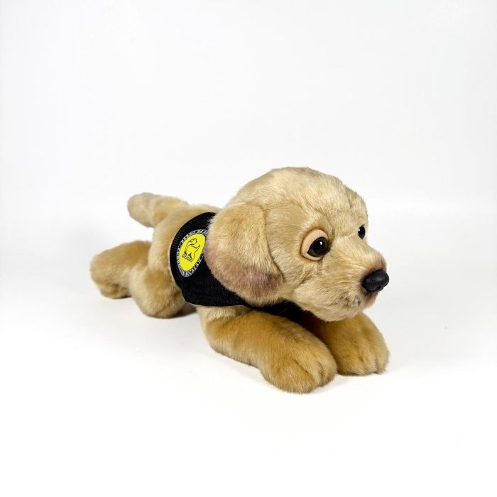 Peluche Labrador Canela 21Cm Con Chaleco 939D00247 Bocalan 1