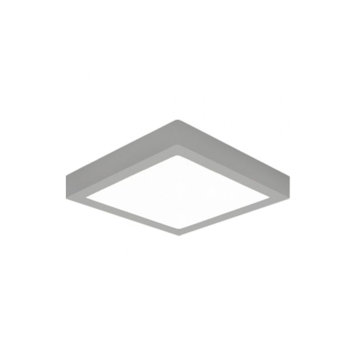 Iglux SUP-102413-FS Downlight LED de Superficie 13W 1020 Lúmenes 3000K Cuadrado Plata