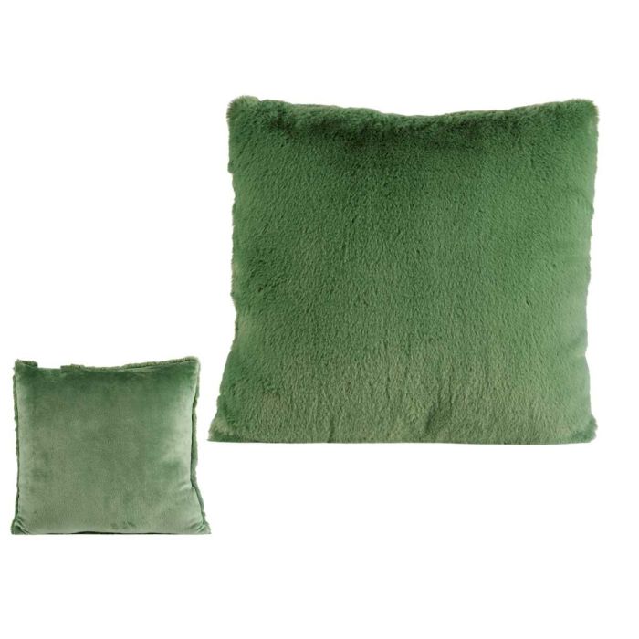 Cojín de Pelo Corto Verde Oscuro 40x40 cm - Giftdecor (12 Unidades) 1 Cojín de Pelo Corto Verde Oscuro 40x40 cm - Giftdecor (12 Unidades) 1