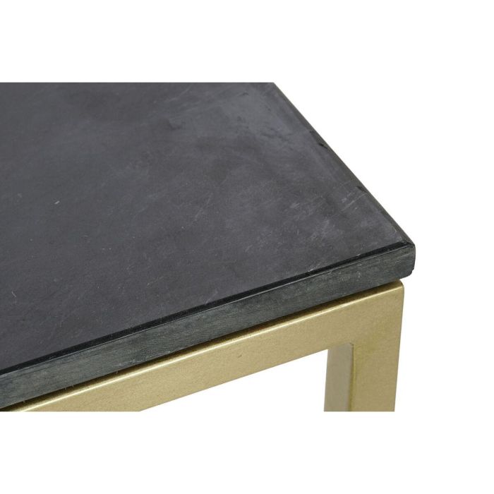 Mesa de Centro DKD Home Decor Negro Dorado Mármol Hierro 100 x 61 x 43 cm 3 Mesa de Centro DKD Home Decor Negro Dorado Mármol Hierro 100 x 61 x 43 cm 3