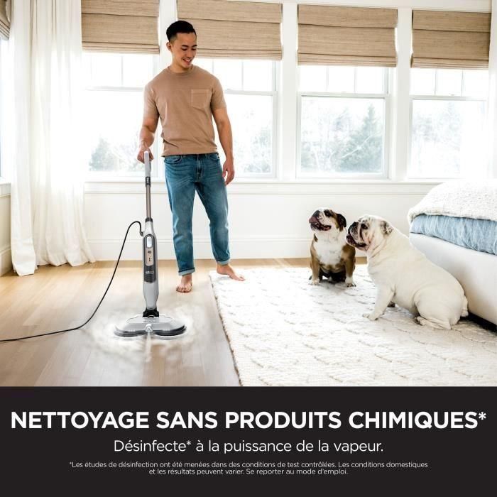 Shark S8201EU Trapeador a vapor automático con 2 almohadillas giratorias y 3 configuraciones, elimina manchas y suciedad 4 Shark S8201EU Trapeador a vapor automático con 2 almohadillas giratorias y 3 configuraciones, elimina manchas y suciedad 4