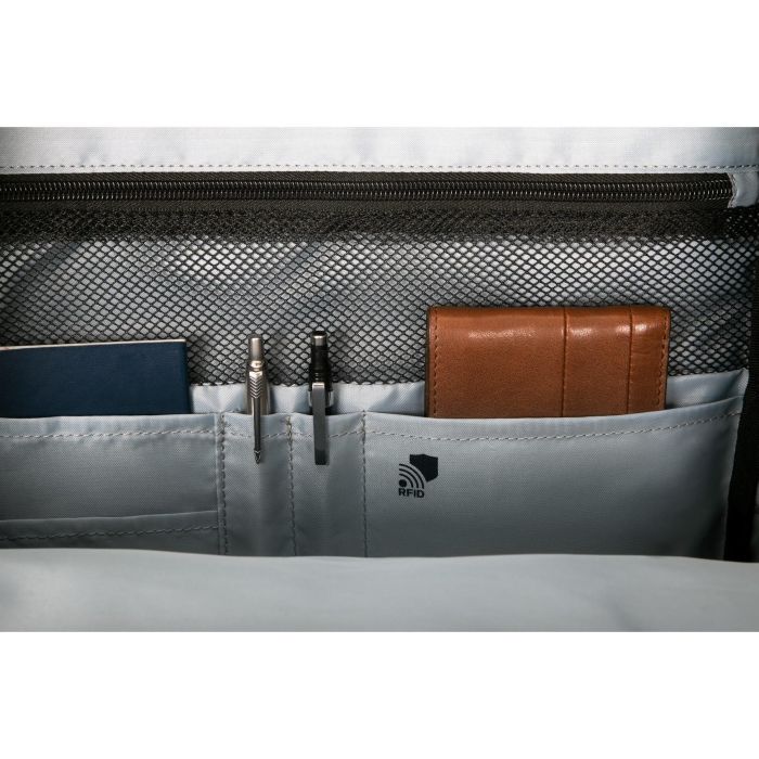Targus Sagano Mochila para Portátil 15.6" Negro, Gris con Múltiples Bolsillos, Material Reciclado y Protección contra Lluvia 3 Targus Sagano Mochila para Portátil 15.6" Negro, Gris con Múltiples Bolsillos, Material Reciclado y Protección contra Lluvia 3