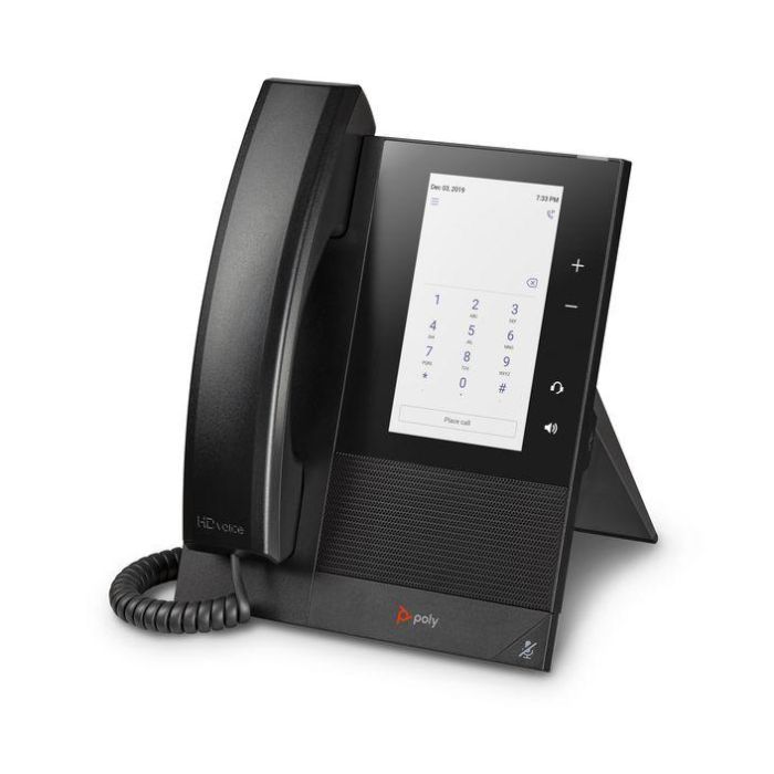 HP Poly CCX 400 Phone Teams Teléfono IP para Microsoft Teams, PoE, Pantalla Táctil 5", Negro 4