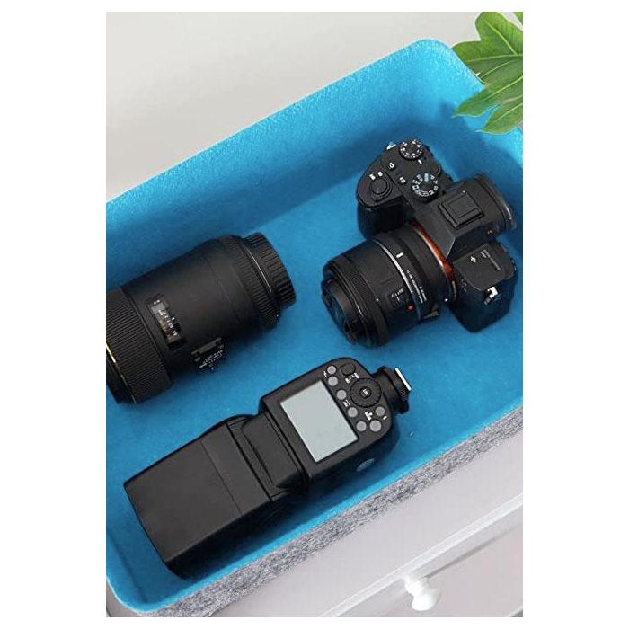 Confortime Set de 5 Organizadores de Fieltro 27.5 x 20 x 5.3 cm (6 Unidades) 5 Confortime Set de 5 Organizadores de Fieltro 27.5 x 20 x 5.3 cm (6 Unidades) 5