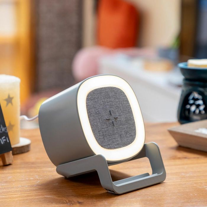 Altavoz Cargador Inalámbrico con LED Souwis InnovaGoods 8 Altavoz Cargador Inalámbrico con LED Souwis InnovaGoods 8