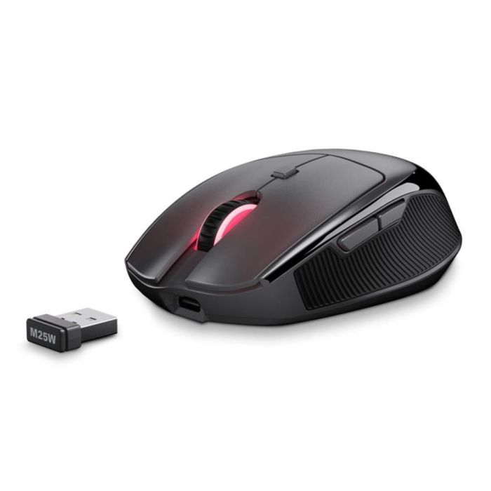 SHARKOON OfficePal M25W Ratón Juego Mano Derecha RF Wireless + USB Type-C Óptico 4000 DPI Negro 2 SHARKOON OfficePal M25W Ratón Juego Mano Derecha RF Wireless + USB Type-C Óptico 4000 DPI Negro 2