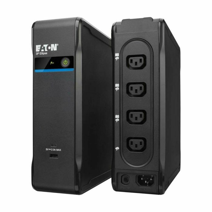 Eaton 3P900UI SAI Ellipse para PC profesional o TPV - Protección contra sobretensiones 900VA 840W 4