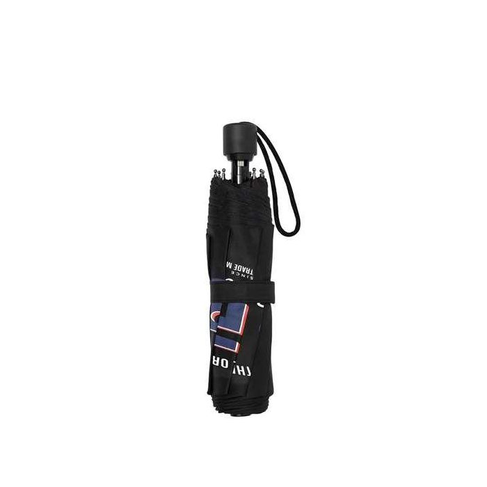 Paraguas Plegable BlackFit8 Urban Negro Azul marino (Ø 98 cm) 3 Paraguas Plegable BlackFit8 Urban Negro Azul marino (Ø 98 cm) 3