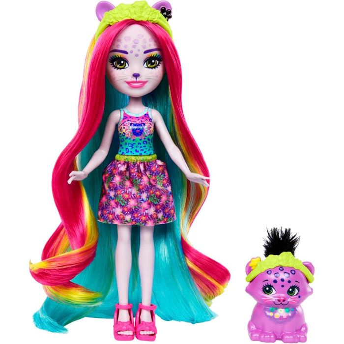 Muñeca Enchantimals Persida Panther Y Mistery Htj69 Mattel