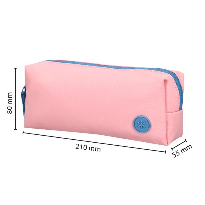 Estuche Portatodo Antartik 1 Compartimento Compañero De Mochila Teens Rosa 80 X 55 X 210 mm 1