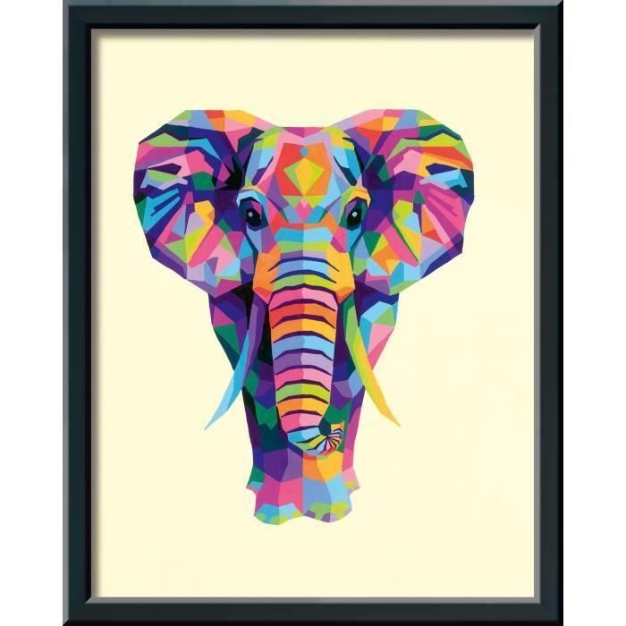 Ravensburger 4005556289950 CreArt Grande Elefante - Pintura por Números para Adultos, Formato Grande 1 Ravensburger 4005556289950 CreArt Grande Elefante - Pintura por Números para Adultos, Formato Grande 1