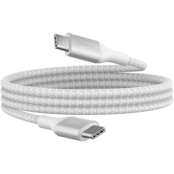 Belkin CAB015bt1MWH Cable USB-C a USB-C BOOST CHARGE 240W, Carga Rápida, Power Delivery 3.1, 1m, Blanco 4