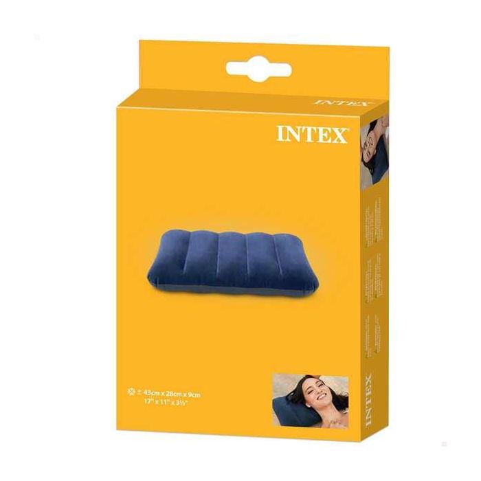 Almohada hinchable flocada 43x28x9 cm 3