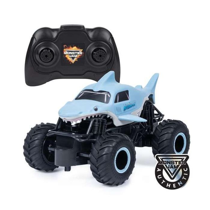 Coche radio control monster jam megalodon escala 1:24. 14,3x28,57x14,94cm Coche radio control monster jam megalodon escala 1:24. 14,3x28,57x14,94cm