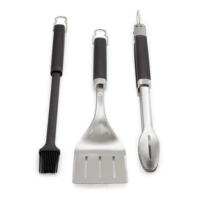 Weber 6764 Edelstahlzubehr. Pfannenwendern.Zange & Gabel 1