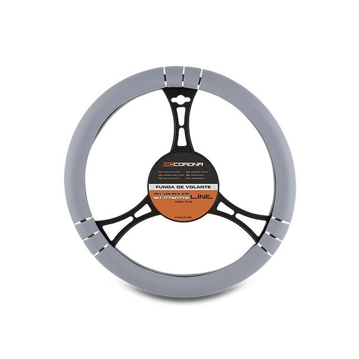 Funda para Volante BC Corona FVO10135 Chromeline Universal (Ø 36 - 38 cm) 1 Funda para Volante BC Corona FVO10135 Chromeline Universal (Ø 36 - 38 cm) 1