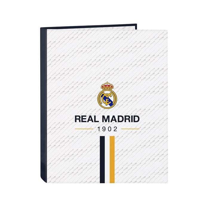 Safta Carpeta Anillas Mixtas 4x35 Folio Real Madrid 1ª Equip. 23-24 2