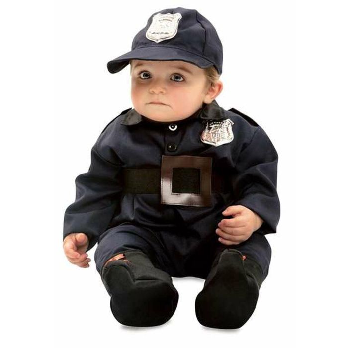 My Other Me Disfraz de Policía para Bebé | Disfraz Infantil Completo con Mono y Gorra | Ideal para Niños de 12-24 Meses (1-2 Años) My Other Me Disfraz de Policía para Bebé | Disfraz Infantil Completo con Mono y Gorra | Ideal para Niños de 12-24 Meses (1-2 Años)