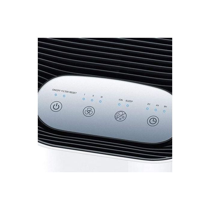 PURIFICADOR DE AIRE BEURER LR-200 - FILTRADO 3 CAPAS - 3 NIVELES PURIFICACION - FILTRO SUSTITUIBLE - PARA ESTANCIAS HASTA 15M2 - MODO NOCHE SILENCIOSO 2