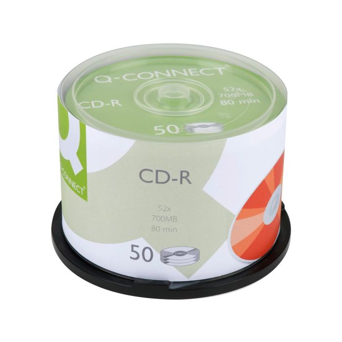 Cd-R Q-Connect Capacidad 700Mb Duracion 80Min Velocidad 52X Bote De 50 Unidades 1