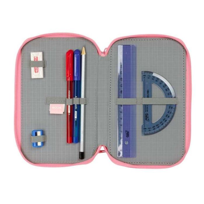Plumier Escolar Safta Triple 37 Piezas Reciclado Moos Passion 195x125x55 mm 2 Plumier Escolar Safta Triple 37 Piezas Reciclado Moos Passion 195x125x55 mm 2