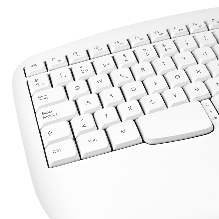 Phoenix K201 Teclado Ergonómico Inalámbrico 2.4 grhz 6 Phoenix K201 Teclado Ergonómico Inalámbrico 2.4 grhz 6