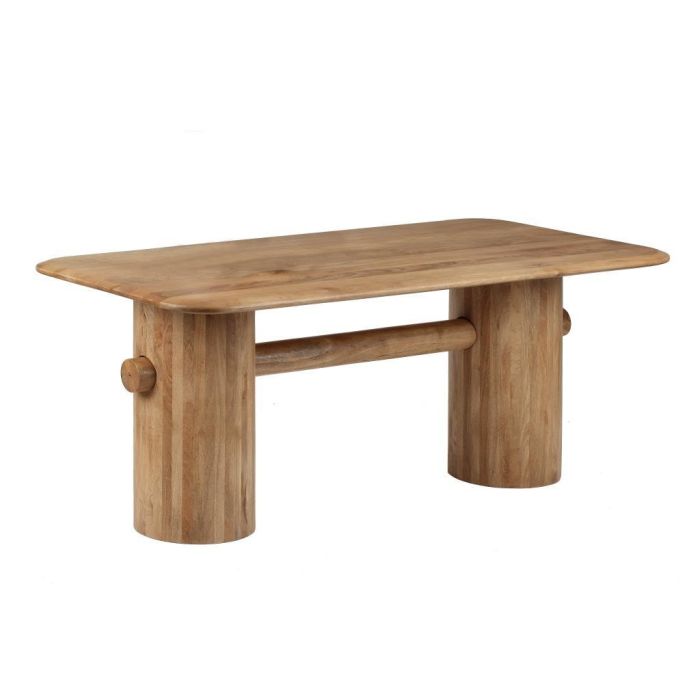 Mesa Comedor Moderno DKD Home Decor Natural 90 x 76 x 180 cm