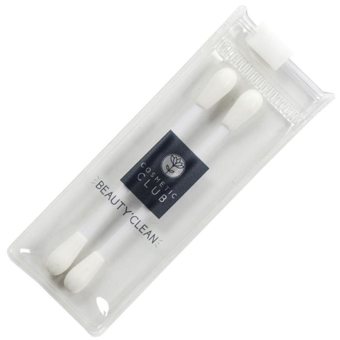 Cosmetic Club Juego De 2 Bastoncillos Maquillaje Silicona Lavable Reutilizables Para Retoques 1