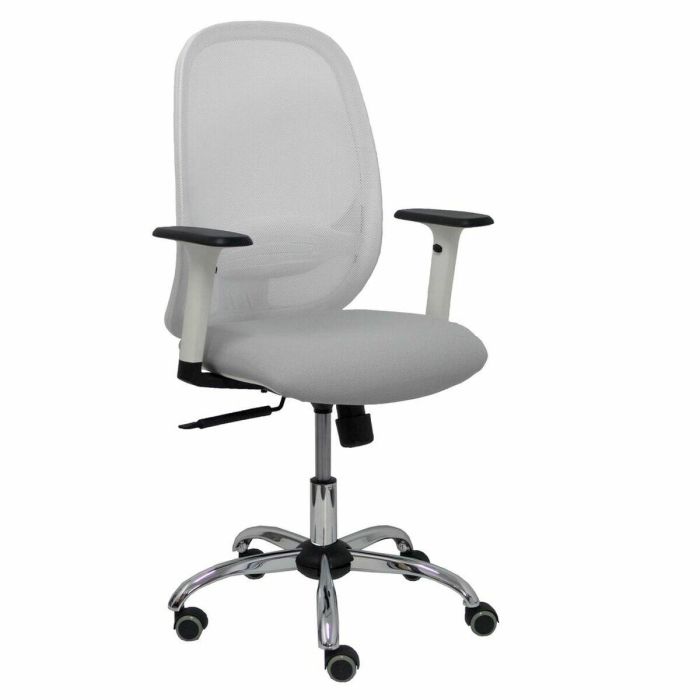 Silla de Oficina P&C 354CRRP Blanco Gris claro Con reposabrazos Silla de Oficina P&C 354CRRP Blanco Gris claro Con reposabrazos
