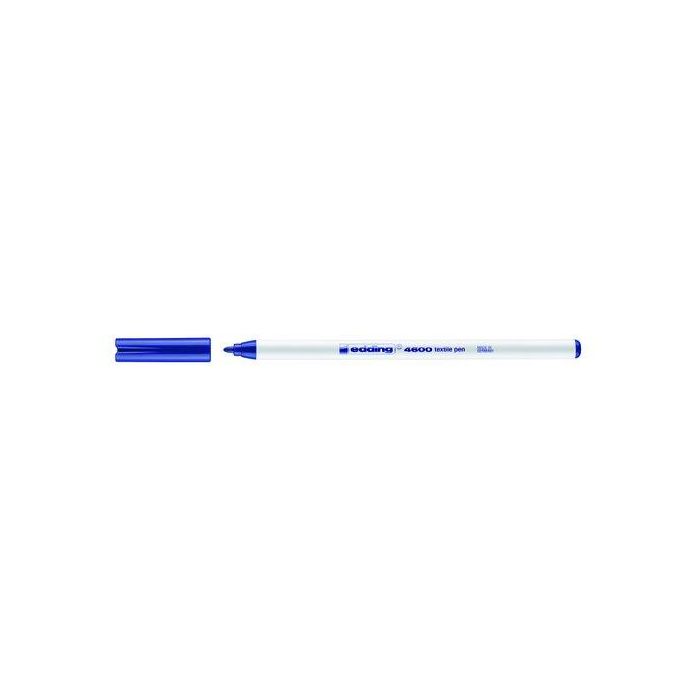 Marcador Textil Edding 4600 (Fino) Azul 10 unidades