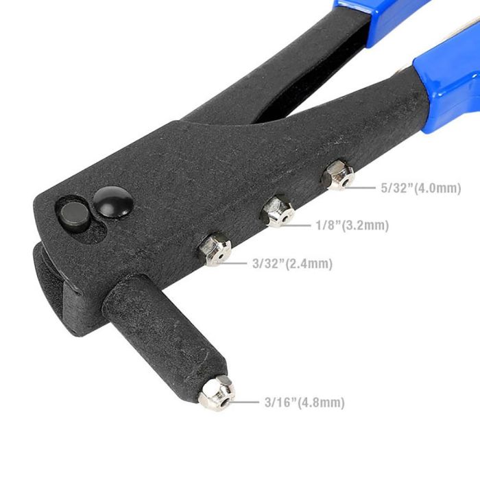 Workpro Remachadora de mano 250mm, acero, mordazas cromo molibdeno, expulsión automática, azul 3 Workpro Remachadora de mano 250mm, acero, mordazas cromo molibdeno, expulsión automática, azul 3