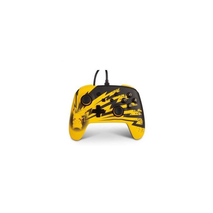 Mando con Cable PowerA Nintendo Switch Pokemon Pikachu Lightning - Licencia Oficial, Botones Asignables, Cable USB-C 3m - Ref: 1516985-01 Mando con Cable PowerA Nintendo Switch Pokemon Pikachu Lightning - Licencia Oficial, Botones Asignables, Cable USB-C 3m - Ref: 1516985-01
