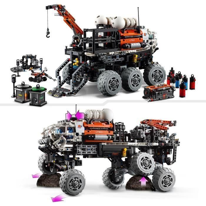 LEGO Technic 42180 Mars Manned Exploration Rover, Vehículo Espacial Tripulado, Juguete de Construcción Inspirado en la Exploración de Marte 2 LEGO Technic 42180 Mars Manned Exploration Rover, Vehículo Espacial Tripulado, Juguete de Construcción Inspirado en la Exploración de Marte 2