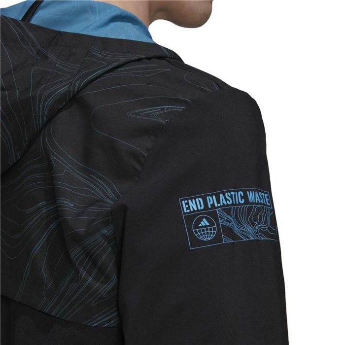 Chaqueta Deportiva para Hombre Adidas Marathon For the Oceans Negro 1 Chaqueta Deportiva para Hombre Adidas Marathon For the Oceans Negro 1