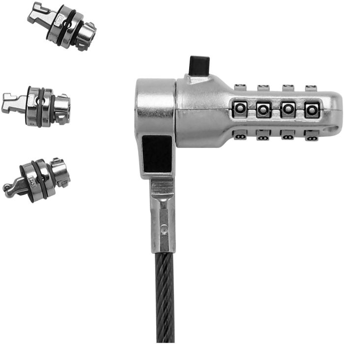 Dicota Univ.Sec.Cable Lock,3 Exchangeable heads preset code 2 Dicota Univ.Sec.Cable Lock,3 Exchangeable heads preset code 2
