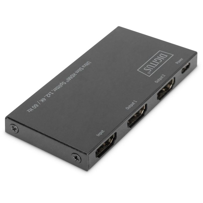 DIGITUS Ultra Slim HDMI Splitter. 1x2. 4K / 60 Hz 1 DIGITUS Ultra Slim HDMI Splitter. 1x2. 4K / 60 Hz 1