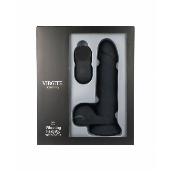 Consolador Realista Virgite R16 Negro 16 cm 6