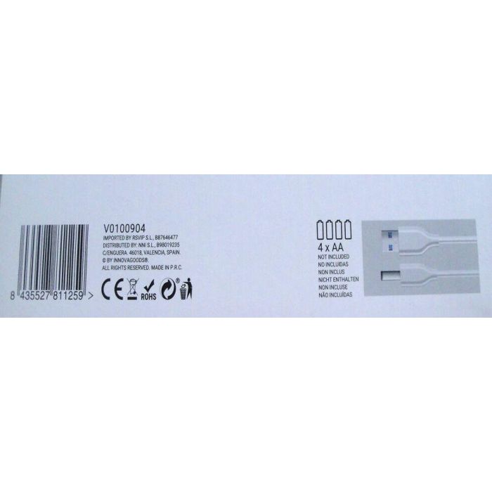 Espejo de Aumento con LED 4-in-1 Ledflect InnovaGoods 11 Espejo de Aumento con LED 4-in-1 Ledflect InnovaGoods 11