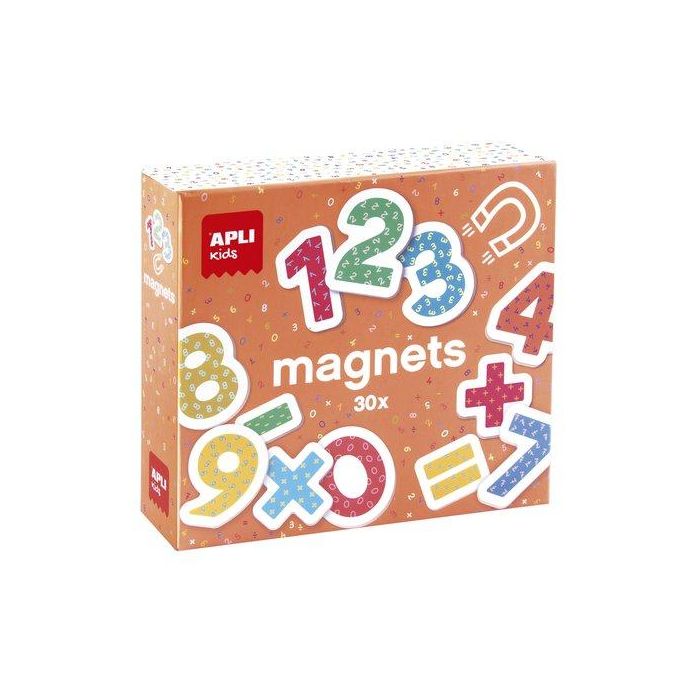 Juego Magnetico Apli Numeros Y Simbolos Caja De 30 Unidades