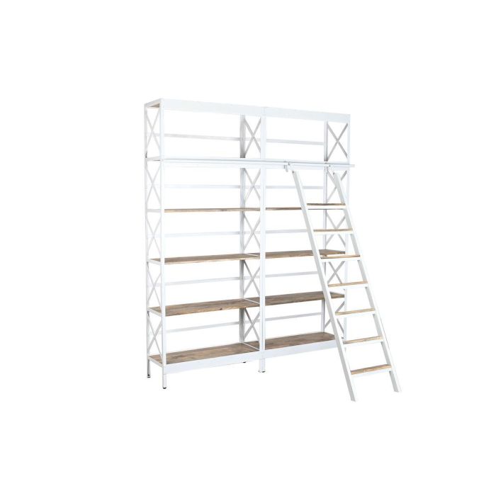 Estanteria Loft DKD Home Decor Blanco Natural 35 x 220 x 180 cm Estanteria Loft DKD Home Decor Blanco Natural 35 x 220 x 180 cm
