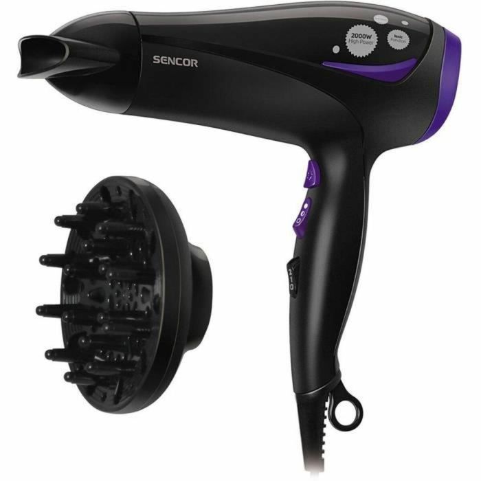 Secador de Pelo Sencor SHD 108VT Negro 2000 W 5 Secador de Pelo Sencor SHD 108VT Negro 2000 W 5