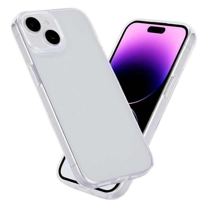 eSTUFF Funda TPU INFINITE VIENNA para iPhone 15 Transparente - Plástico 100% Reciclado con Certificación GRS 5