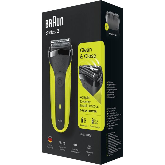 Braun Series 3 - 300 Rasierer 276326 Akku/Netz schwarz-grn 6 Braun Series 3 - 300 Rasierer 276326 Akku/Netz schwarz-grn 6