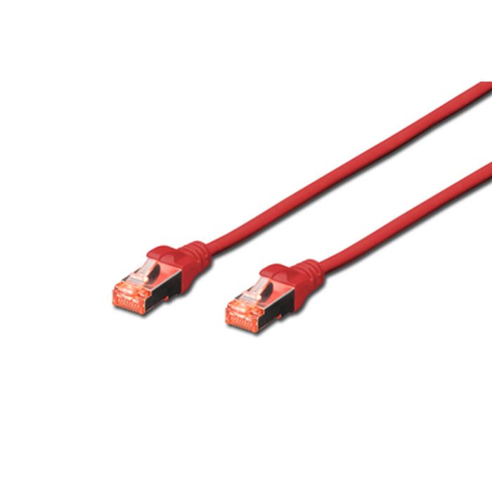 Cable de Red Rígido FTP Categoría 6 Digitus DK-1644-0025-R-10 Rojo 25 cm 0,25 cm