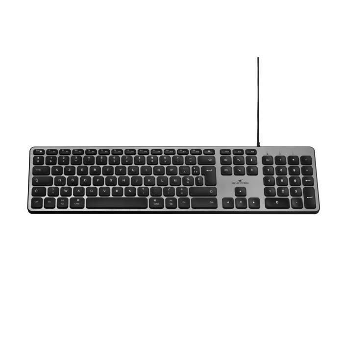 Bluestork BLU3760162065961 Teclado con cable KB Mac Azerty Compatible con Mac Negro 1 Bluestork BLU3760162065961 Teclado con cable KB Mac Azerty Compatible con Mac Negro 1