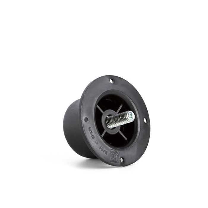 Indaux Pata Niveladora Sandy M8 Acabado Negro Altura 45-70mm