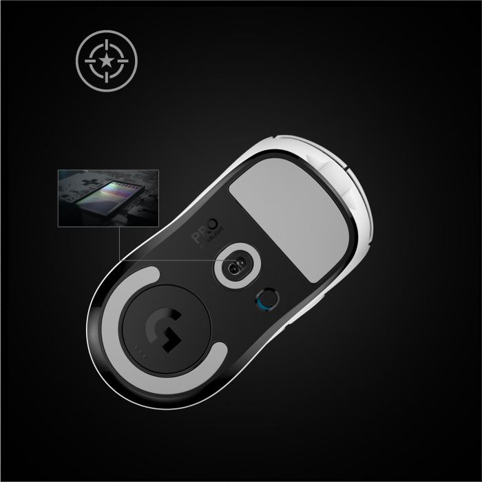 Logitech PRO X SUPERLIGHT LIGHTSPEED Wireless Gaming Mouse Optisch Weiß 4 Logitech PRO X SUPERLIGHT LIGHTSPEED Wireless Gaming Mouse Optisch Weiß 4