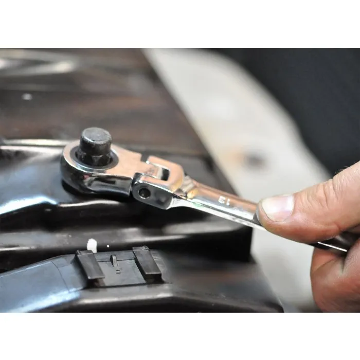 PRECISION STEEL 7 Llaves Combinadas de Trinquete de Acero de Precisión (8-14mm) 5