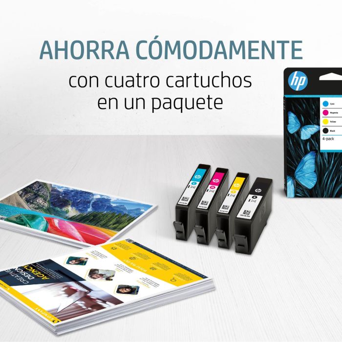 HP Cartuchos de Tinta Originales Pack 4 Unidades Nº 953 Negro, Cyan, Magenta, Amarillo para Officejet Pro 7700, 8200, 8700 Series 2