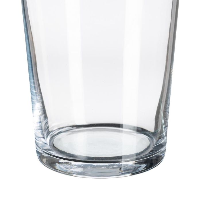 Jarrón Transparente Cristal Decoración 13 X 13 X 30 cm